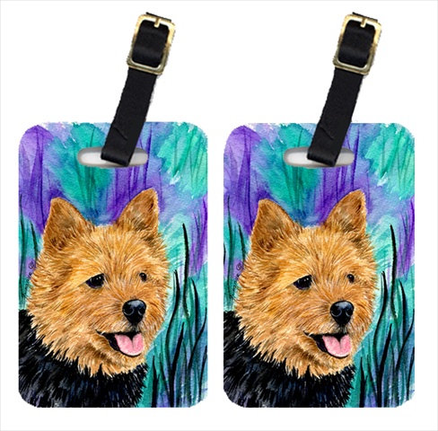 Norwich Terrier Luggage Tags - Pair Of 2