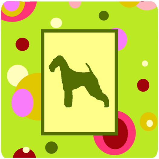 CK1003FC Airedale Foam Coasters - Set 4