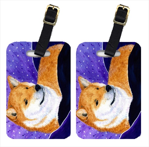 Shiba Inu Luggage Tags - Pair Of 2