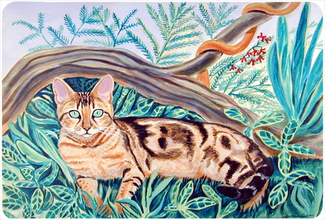 Cat - Maine Coon Mouse Pad, Hot Pad Or Trivet