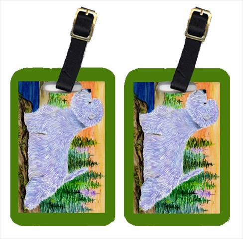 Westie Luggage Tags - Pair Of 2