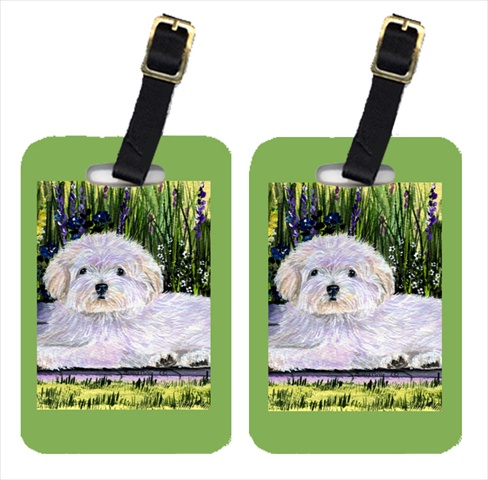 Coton De Tulear Luggage Tags - Pair Of 2