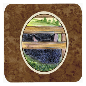 SS8193FC Scottish Terrier Foam Coasters - Set 4