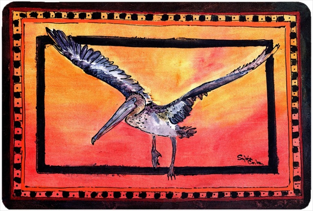 8095MP Bird - Pelican Mouse Pad- Hot Pad Or Trivet