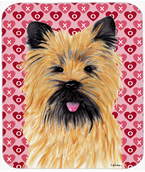 Cairn Terrier Hearts Love And Valentines Day Mouse Pad, Hot Pad Or Trivet
