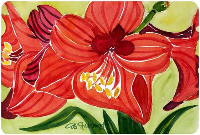 Flower - Amaryllis Mouse Pad, Hot Pad Or Trivet