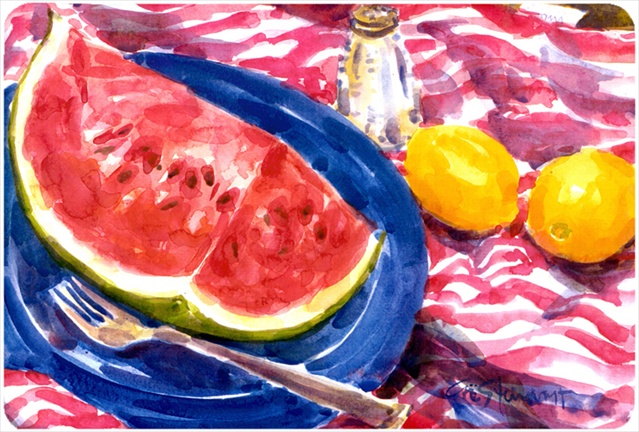 Picture of Carolines Treasures 6028MP Watermelon Mouse Pad&#44; Hot Pad Or Trivet