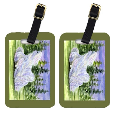 Maltese Luggage Tags - Pair Of 2