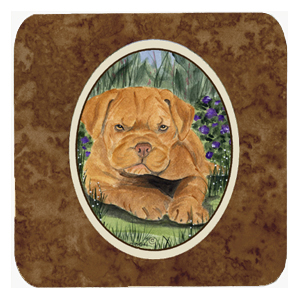 Dogue De Bordeaux Foam Coasters - Set 4