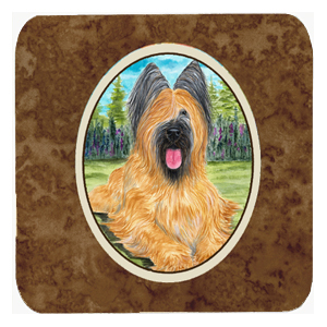 Briard Foam Coasters - Set 4
