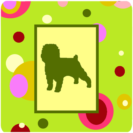 Affenpinscher Foam Coasters - Set 4