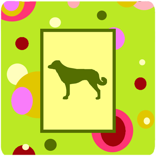 Anatolian Shepherd Foam Coasters - Set 4
