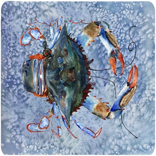 Crab Foam Coasters - Set 4