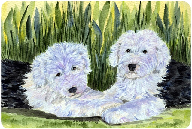 SS8282MP Old English Sheepdog Mouse Pad- Hot Pad Or Trivet