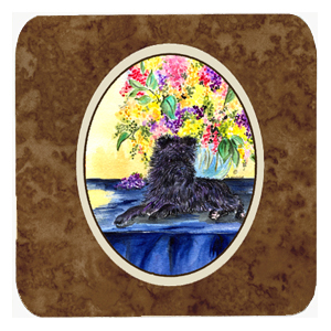 Affenpinscher Foam Coasters - Set 4