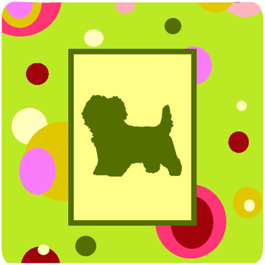 Cairn Terrier Foam Coasters - Set 4