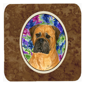 Bullmastiff Foam Coasters - Set 4