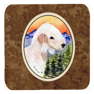 Bedlington Terrier Foam Coasters - Set 4