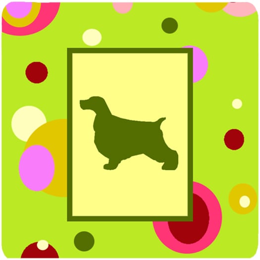 Cocker Spaniel Foam Coasters - Set 4