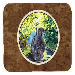 Afghan Hound Foam Coasters - Set 4