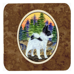 Papillon Foam Coasters - Set 4