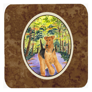 SS8208FC Airedale Foam Coasters - Set 4