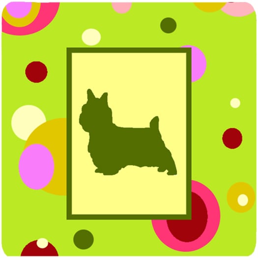 Silky Terrier Foam Coasters - Set 4
