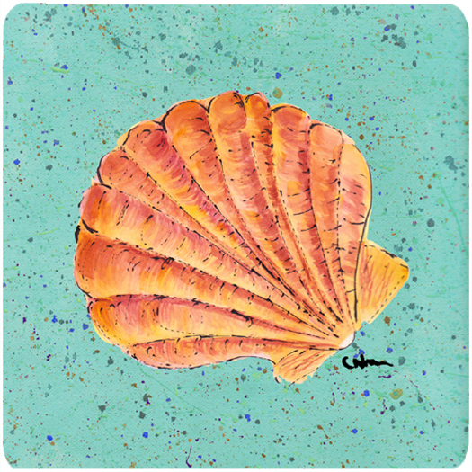 8523FC Shells Foam Coasters - Set 4