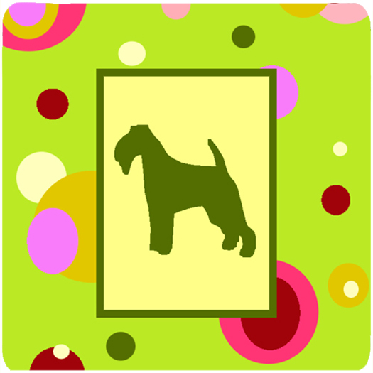 Welsh Terrier Foam Coasters - Set 4