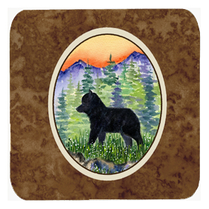 SS8231FC Schipperke Foam Coasters - Set Of 4