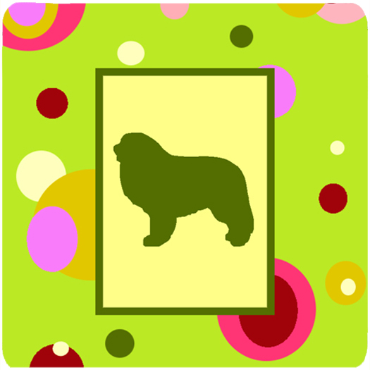 Great Pyrenees Foam Coasters - Set Of 4