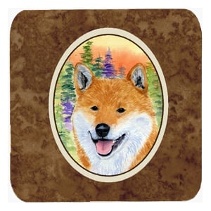 Shiba Inu Foam Coasters - Set Of 4