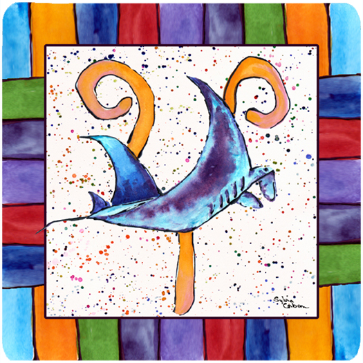 Picture of Carolines Treasures 8448-YFC Beach And Seafood Foam Coasters - Set Of 4