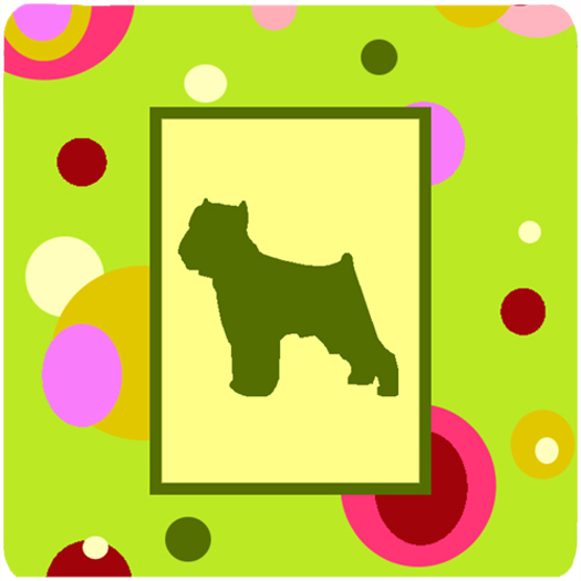 Brussels Griffon Foam Coasters - Set Of 4