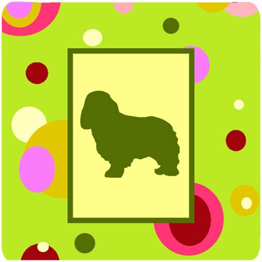 CK1097FC Cavalier Spaniel Foam Coasters - Set Of 4