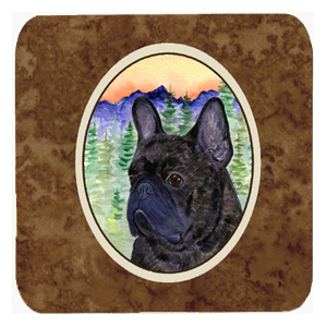 French Bulldog Foam Coasters - Set Of 4