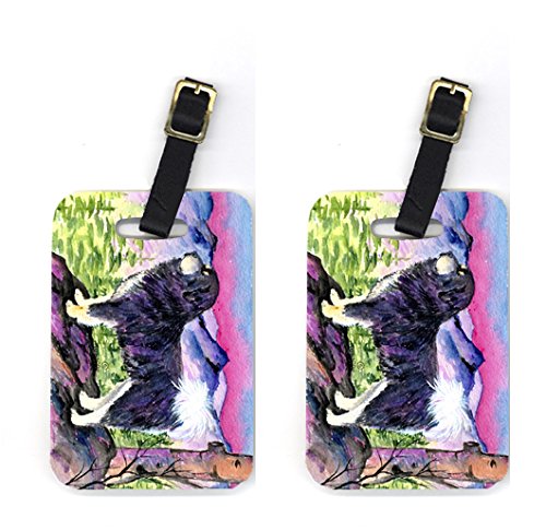 Tibetan Mastiff Luggage Tag - Pair 2- 4 x 2.75 In.