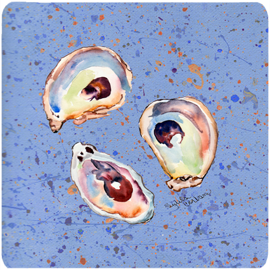 Picture of Carolines Treasures 8456FC Oyster Foam Coasters - Set Of 4