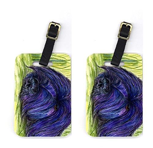 Briard Luggage Tag - Pair 2- 4 x 2.75 In.