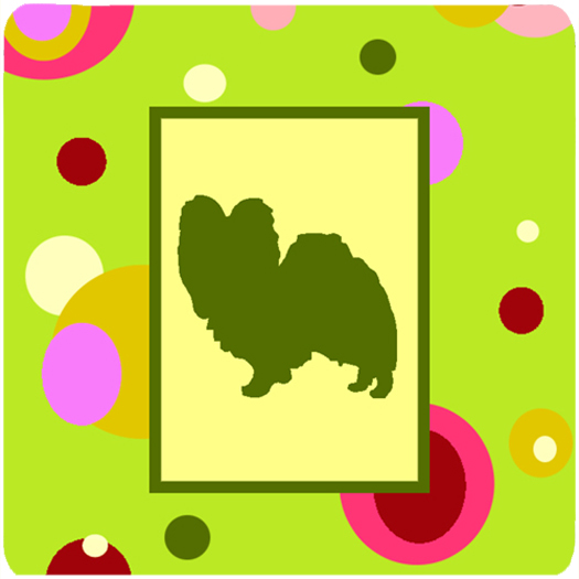 Papillon Foam Coasters - Set Of 4