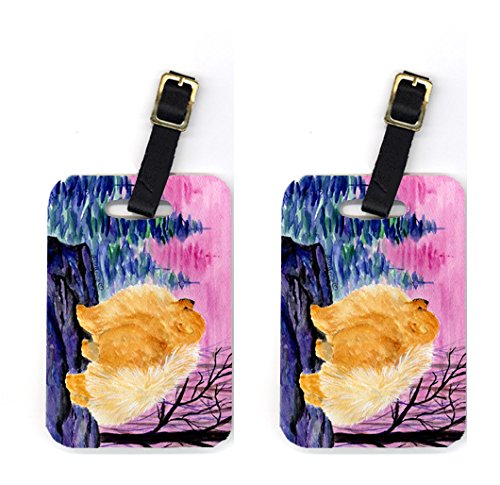 Pomeranian Luggage Tag - 4 x 2.75 In.