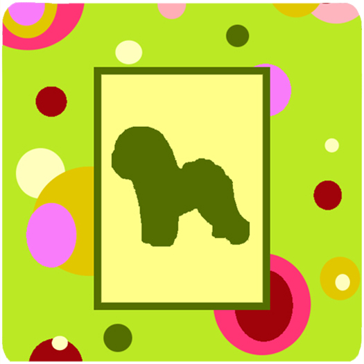 Bichon Frise Foam Coasters - Set Of 4