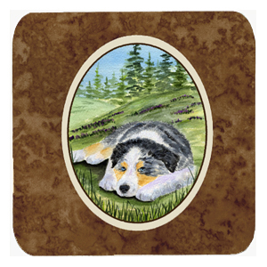 Australian Shepherd Foam Coasters - Set Of 4
