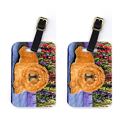 SS8601BT Chow Chow Luggage Tag - Pair 2- 4 x 2.75 In.
