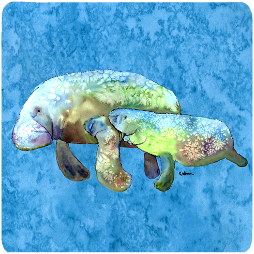 Manatee Foam Coasters - Set Of 4