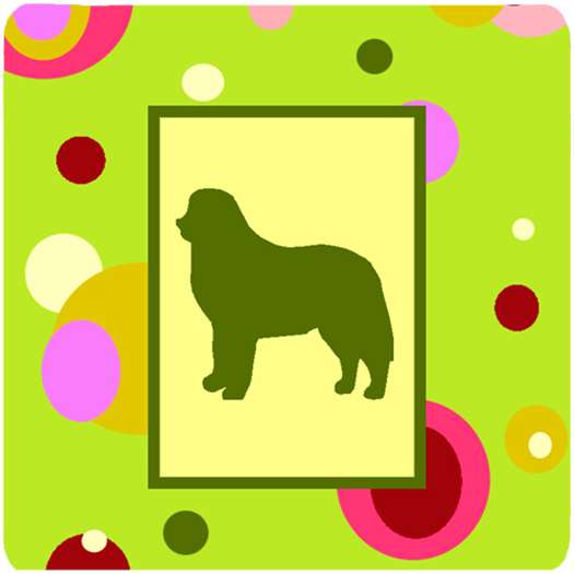 Bernese Mountain Dog Foam Coasters - Set Of 4