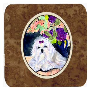Maltese Foam Coasters - Set Of 4