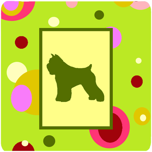 Bouvier Des Flandres Foam Coasters - Set Of 4
