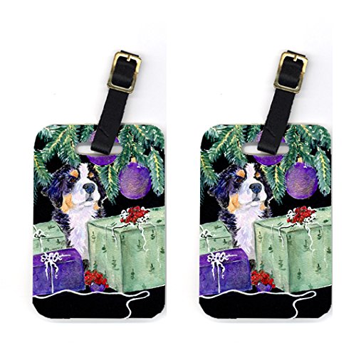 Bernese Mountain Dog Luggage Tag - 4 x 2.75 In.