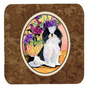 Japanese Chin Foam Coasters - Set Of 4